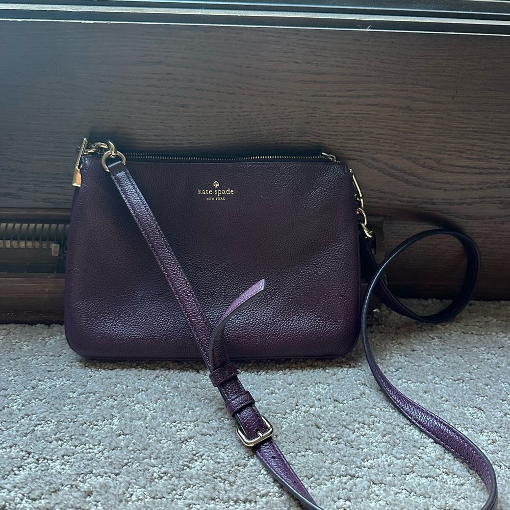Kate Spade Deep Purple Crossbody Bag